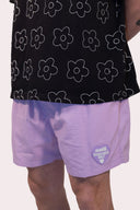 Maillot short de bain pour les adultes homme, good vibes only, couleur violet de la marque de vêtements Natif