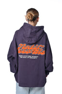 Poncho jacket imprimé records, vêtement oversize à motifs inspirés des disques vinyle