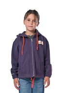 Poncho jacket enfant au motif records