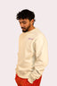 Sweat summer elements, col rond et en coton bio, couleur crème avec tous les éléments de l'été Natif