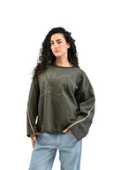 Sweat flared collar heritage - vue de dos col évasé détail coupe