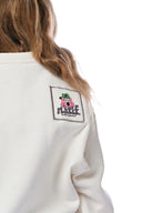 Sweat loose enfant avec imprimé créatif, coupe ample et décontractée