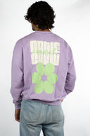 Sweat natif crew de couleur violet