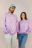 Sweat unisexe metaverse, couleur violet en coton bio, avec un style original de la marque de vêtements Natif