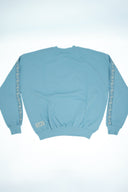 Sweat Natif surf legend de couleur bleu avec broderei sur la manche