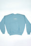 Sweat Natif surf legend de couleur bleu avec broderei sur la manche