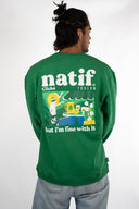 Sweat Natif vert à l'effigie de la ville de Toulon
