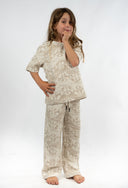 Photo du produit enfant t-shirt jacquard de la marque Natif de couleur beige