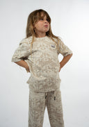 Photo du produit enfant t-shirt jacquard de la marque Natif de couleur beige