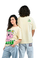 T-shirt creative dpt, vue de détail du motif graphique créatif