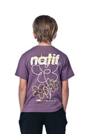 T-shirt enfant avec motif Flower art, quatrième vue du produit