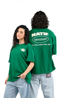 T-Shirt Gardener vert avec motif jardinage, vue de face