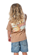T-shirt enfant avec imprimé maison de vacances
