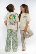 T-shirt natif miami enfant de couleur blanc