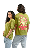 T-shirt Summer Never Ends - vue de détail du tissu et de la coupe