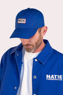 Casquette natif 6 panneaux porquerolles limited edition bleu