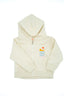 Hoodie zip Medes de la marque Natif de couleur crème