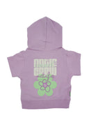 Hoodie zip summer crew de la marque Natif de couleur violet