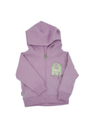 Hoodie zip summer crew de la marque Natif de couleur violet