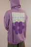 Hoodie unisexe Natif Crew couleur violet avec sa fleur