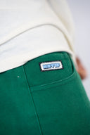 Pantalon natif market vert avec des patch broder