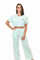 Pantalon Natif en linde couleur bleu biodégradable