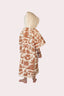 Poncho enfant couleur beige et crème au style surf avec capuche de la marque de vêtements Natif