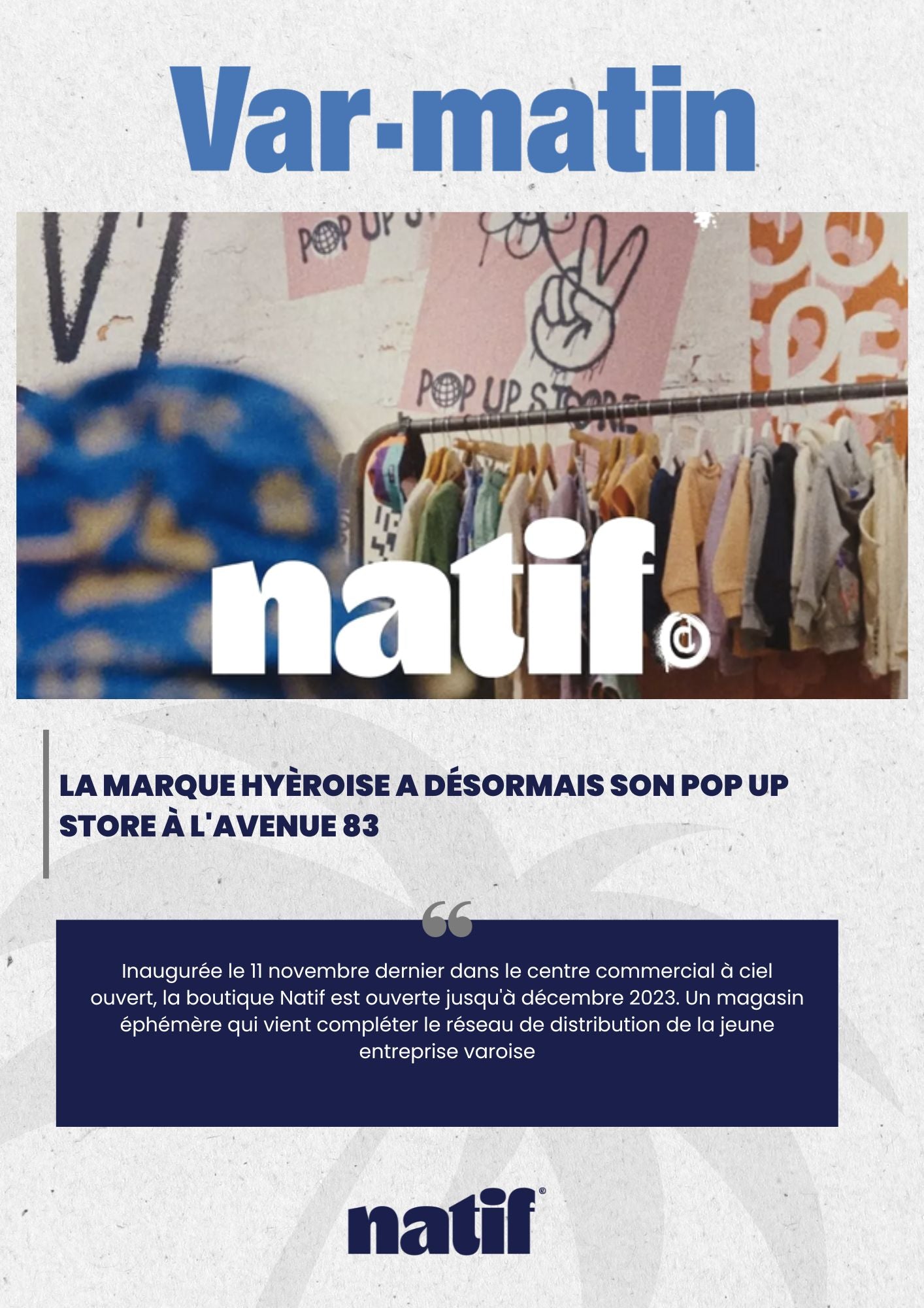 Natif Ricoh Articles et communiqués sur la marque Natif