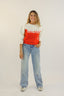 Sweat crop rescue team en rouge avec un style plage