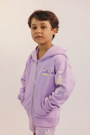 Sweat à capuche pour enfant de la marque Natif avec le style surf de la ville d'Hossegor