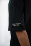 T-shirt Natif Al Dente noir avec des couleur rouge