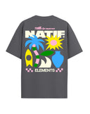 T-shirt Natif ecoresposable coupe unisexe large