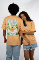 T-shirt natif summer spirit de couleur orange
