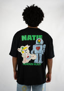 T-shirt natif noir human bot