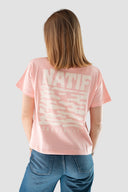 L'incontournable t-shirt femme natif porquerolles en rose