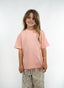 T-shirt enfant new porquerolles de couleur rose