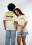 t-shirt natif sunshinexsunsrise de couleur blanc