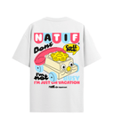 T-shirt de la marque natif 100% coton bio avec une coupe un peu oversize 