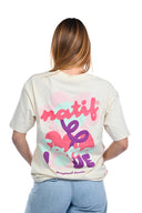 T-shirt de la marque natif 100% coton bio avec une coupe un peu oversize 