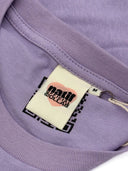 T-shirt natif & Pasino en couleur violet, coton bio et col, en version unisexe