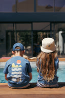 T-shirt enfant mèdes bleu
