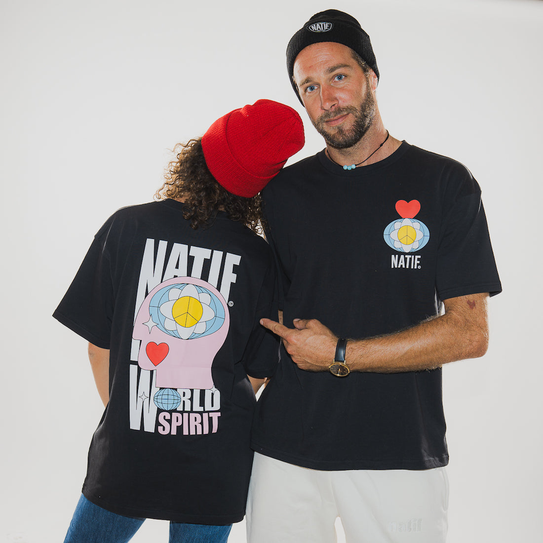 T-shirt unisexe world spirit Natif