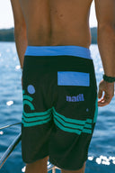 Boardshort Natif vert et bleu