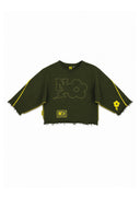 Sweat enfant avec col évasé, collection heritage