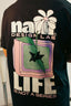 T-shirt noir Natif life is not a series